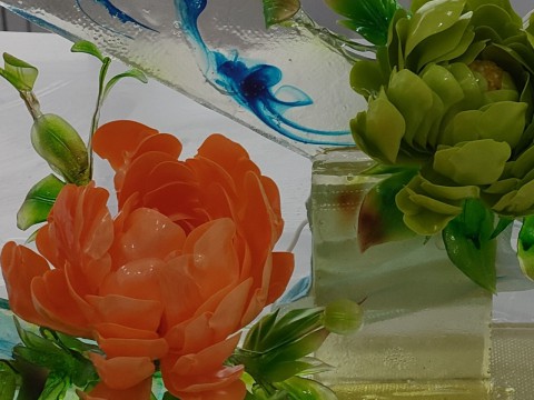 青年教师文志成糖艺作品