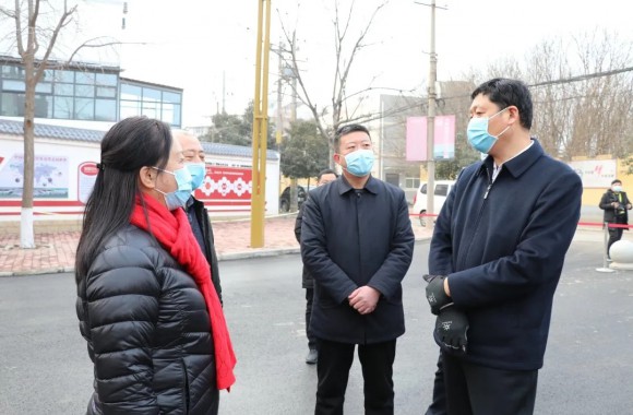 领导关怀，携手抗“疫”|咸阳市、泾阳县领导莅临beat365官网督查疫情防控工作