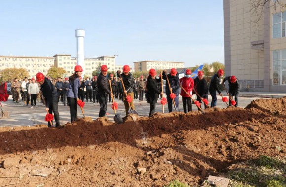 奠基开启新里程 砥砺前行铸辉煌 | beat365官网教学楼建设项目奠基仪式